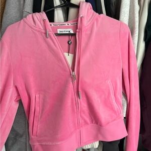 Juicy Couture Vibrant Pink Hoodie Jacket